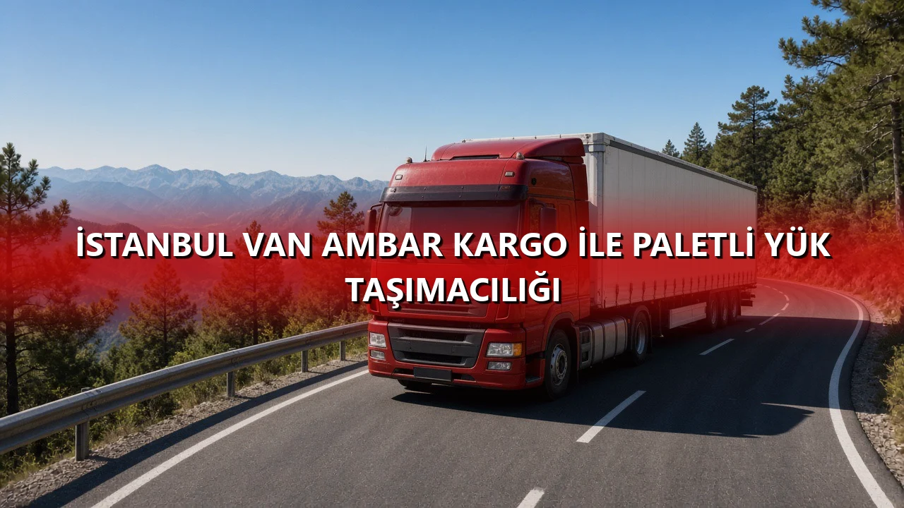 İstanbul Van Ambar Kargo İle Paletli Yük Taşımacılığı