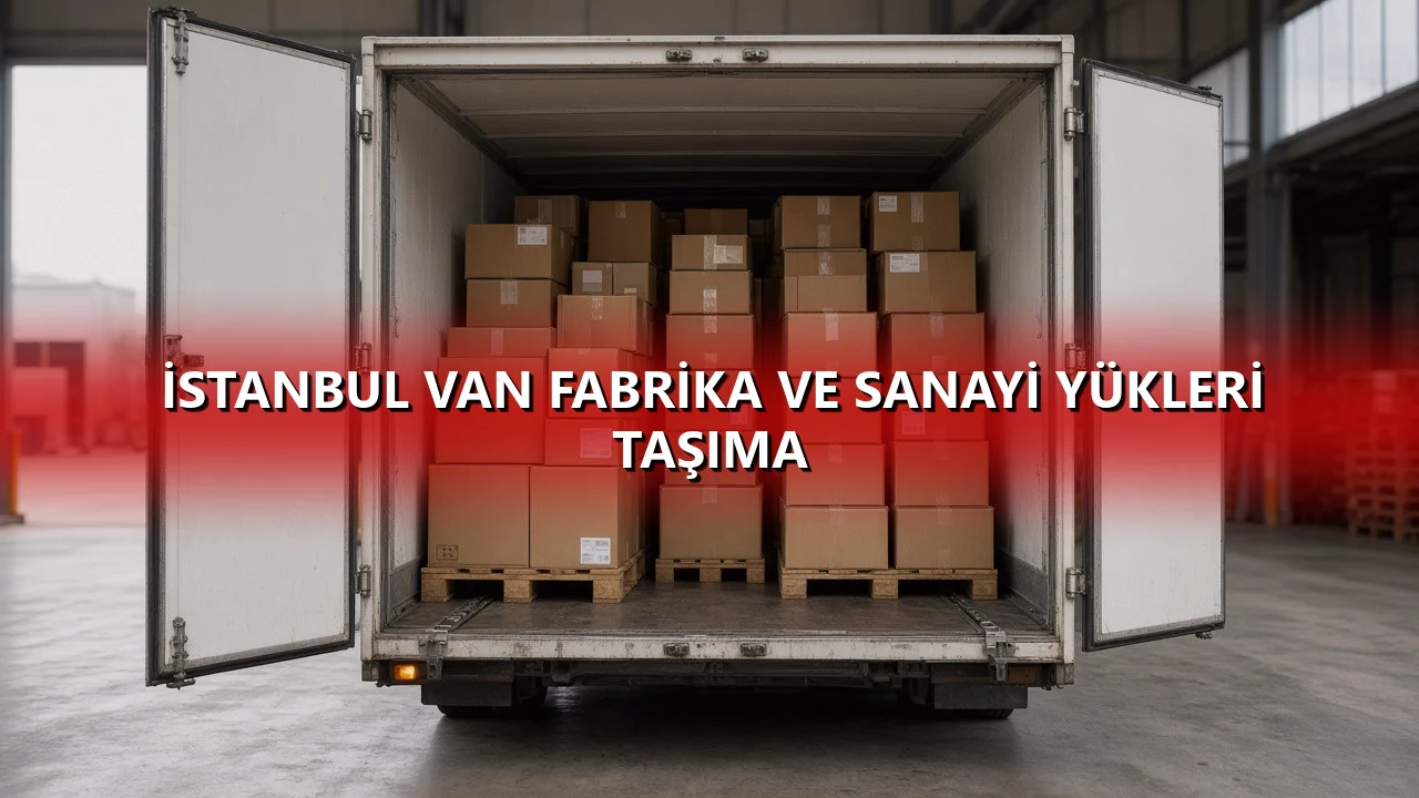 İstanbul Van Fabrika ve Sanayi Yükleri Taşıma